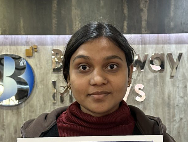 Testimonial from Ms. Barsha Mahato